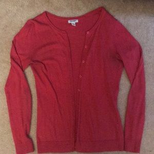 Old Navy pink cardigan